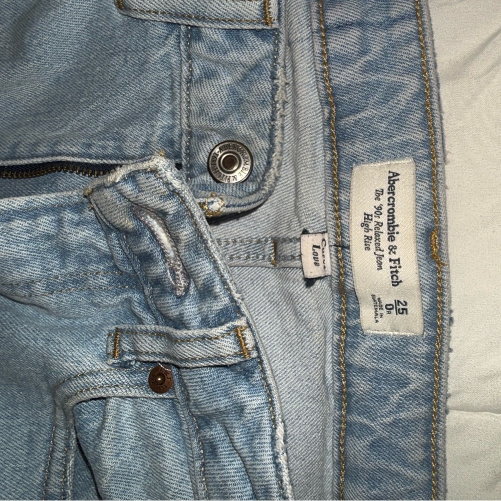 Abercrombie & Fitch Denim Jeans in Light Blue